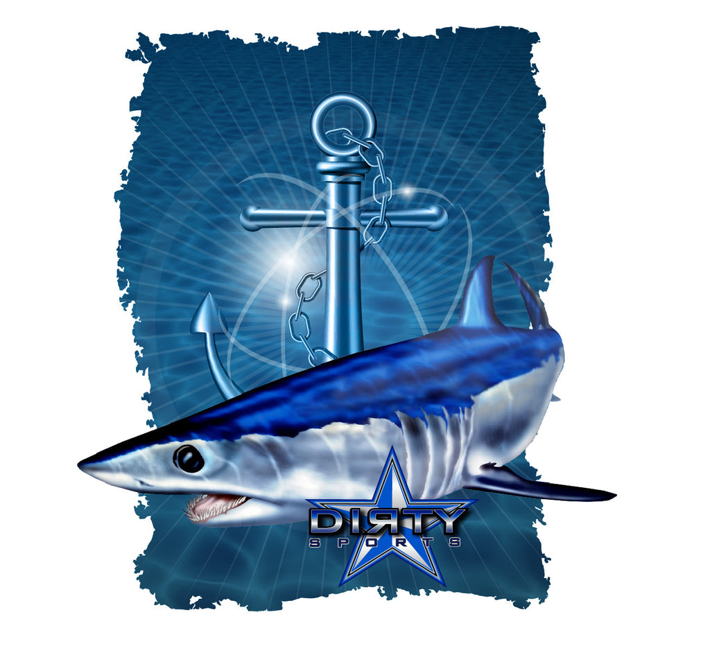 Shark, Anchor Series - Short Sleeve Polyester Shirt