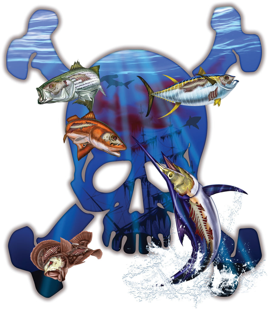 Fishing Zombie - Long Sleeve Polyester Fishing Shirt
