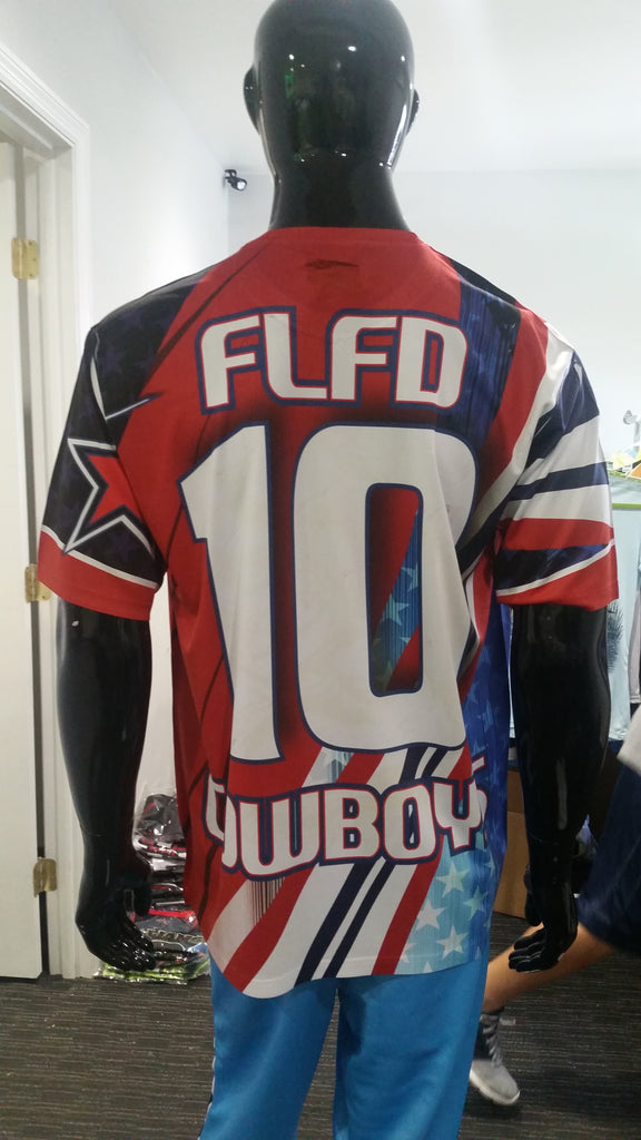 FDFL Cowboys, full press - Custom Full-Dye Jersey