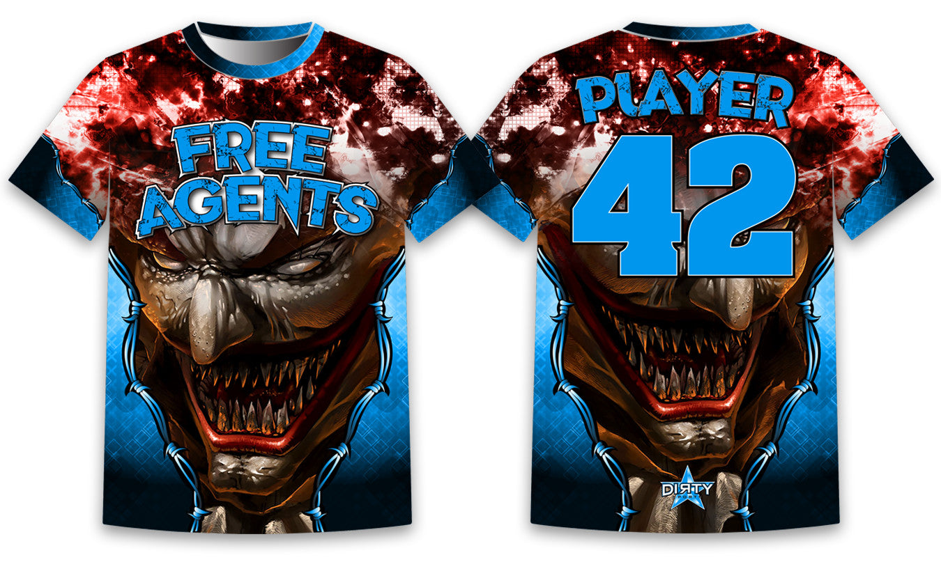 Free Agents - Custom Full-Dye Jersey - Dirty Sports Wear