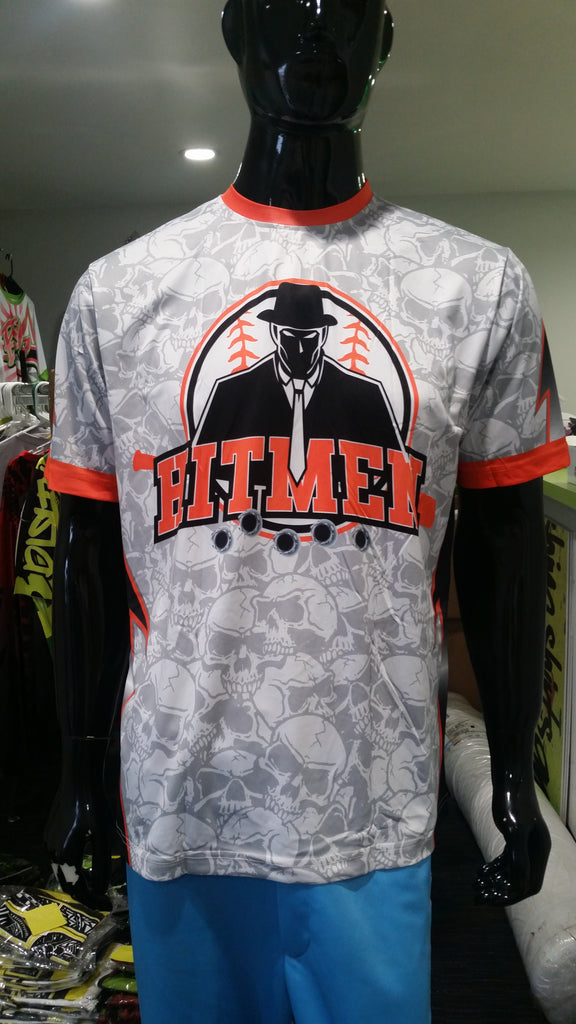 Hitmen, Skulls Watermark - Custom Full-Dye Jersey