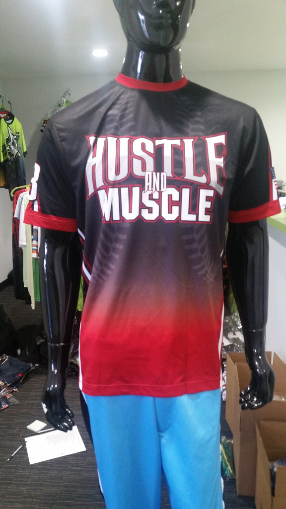 Hustle and Muscle - Custom Full-Dye Jersey