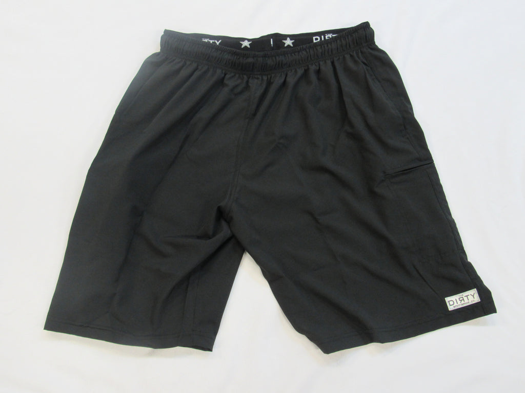 Dirty Sports, 4 Way Stretch Patch Logo - Black