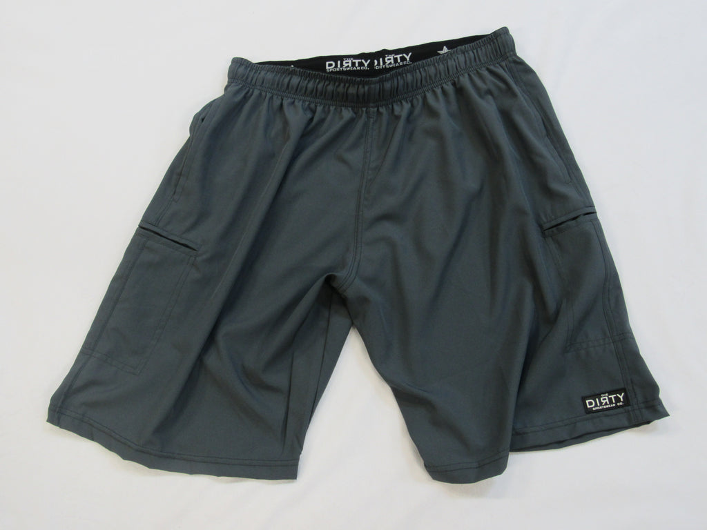 Dirty Sports, 4 Way Stretch Patch Logo - Graphite