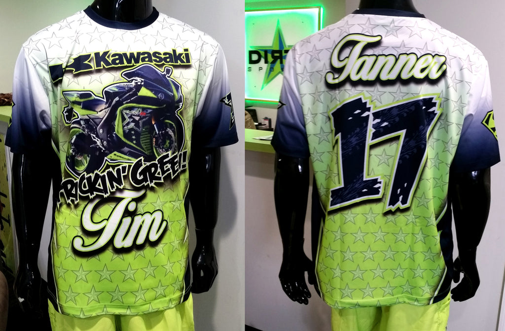 Kawasaki Frickin Green - Custom Full-Dye Jersey