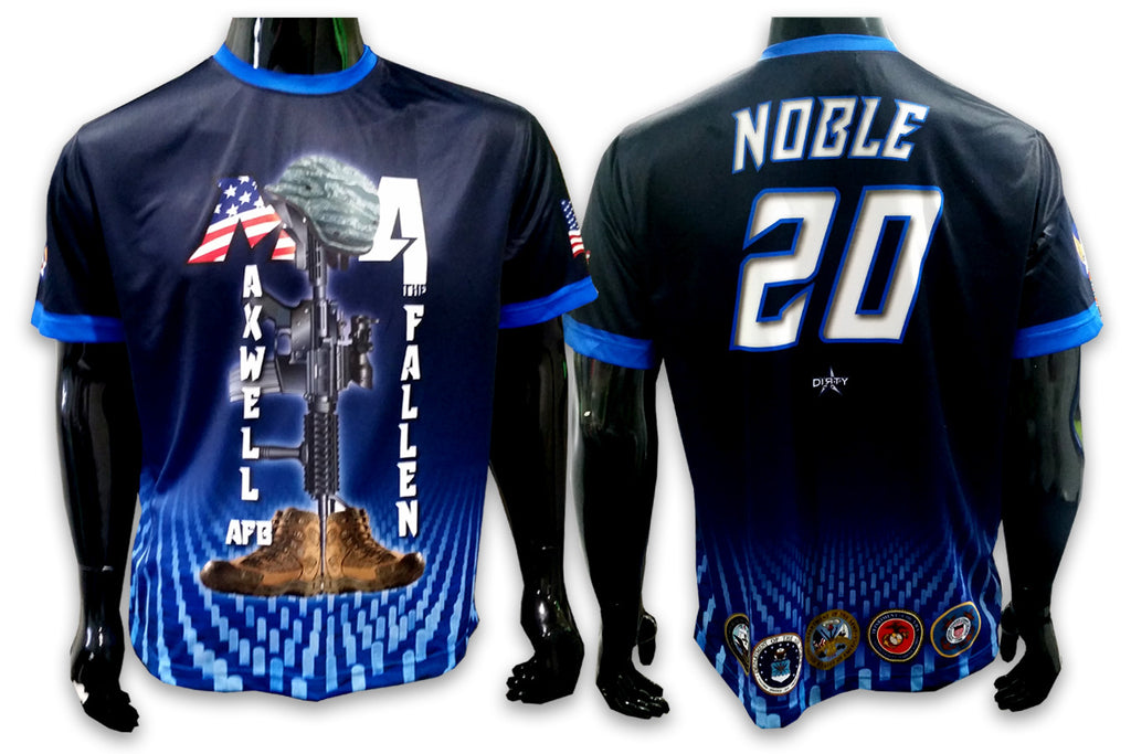 Maxwell AFB, 4 The Fallen - Custom Full-Dye Jersey