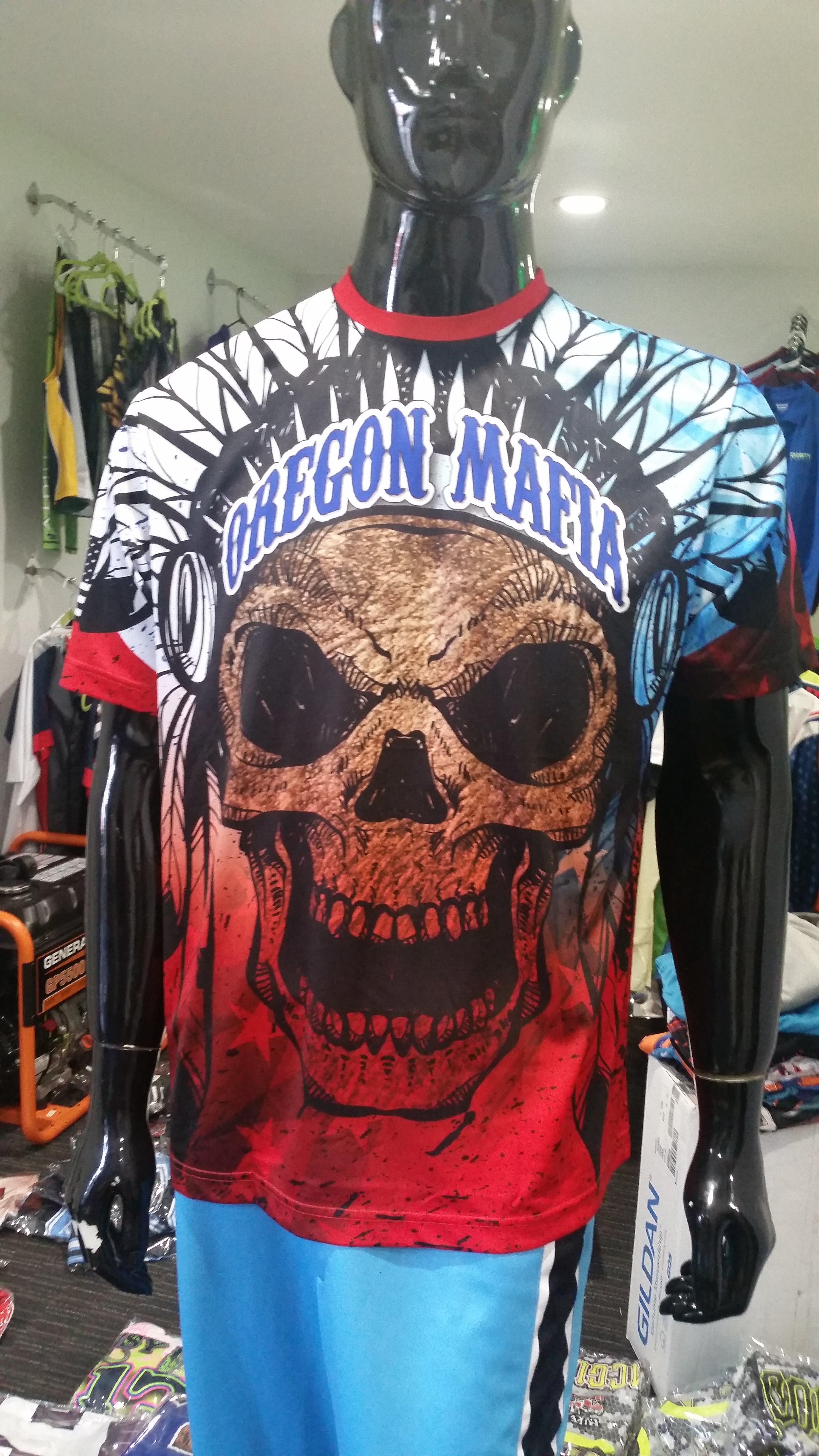 Oregon Mafia Custom Full Dye Jersey Dirty Sports Wear