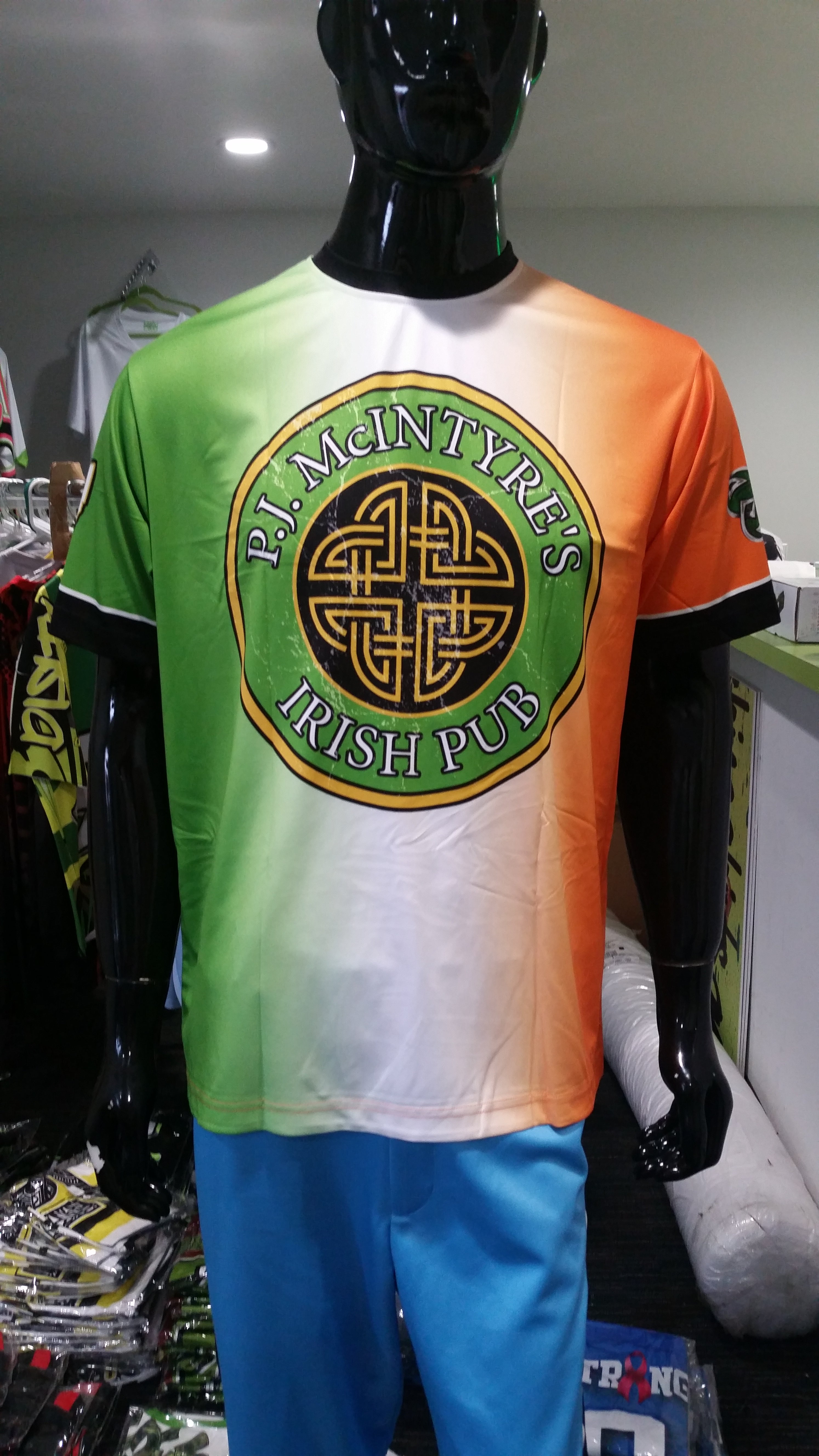 PJ McIntyre s Irish Pub Custom Full Dye Jersey Dirty Sports Wear