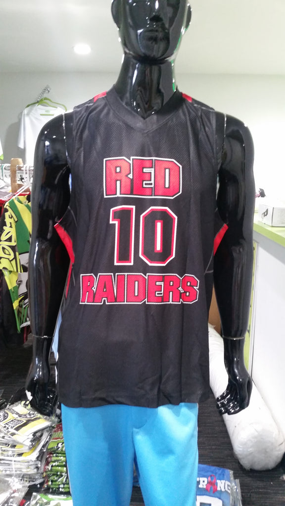 Red Raiders, Basketball - Custom Full-Dye Jersey