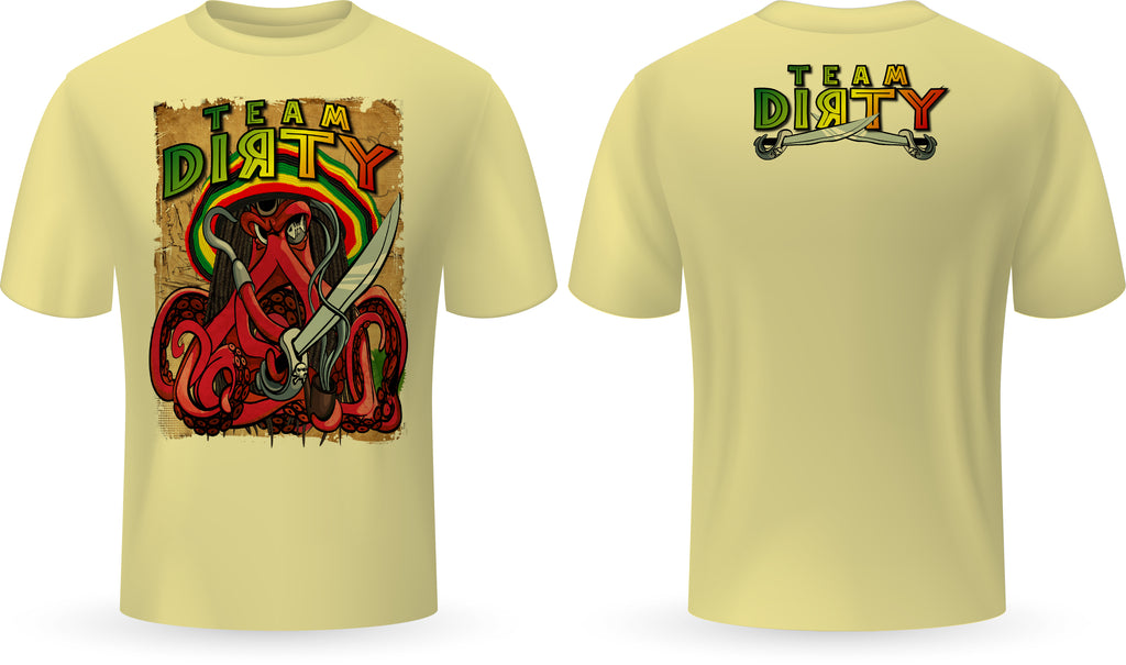 Team Dirty Pirate Rasta-Pus - PartialDye Streetwear