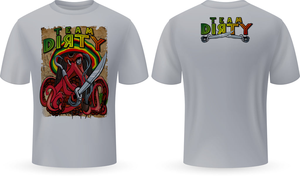 Team Dirty Pirate Rasta-Pus - PartialDye Streetwear