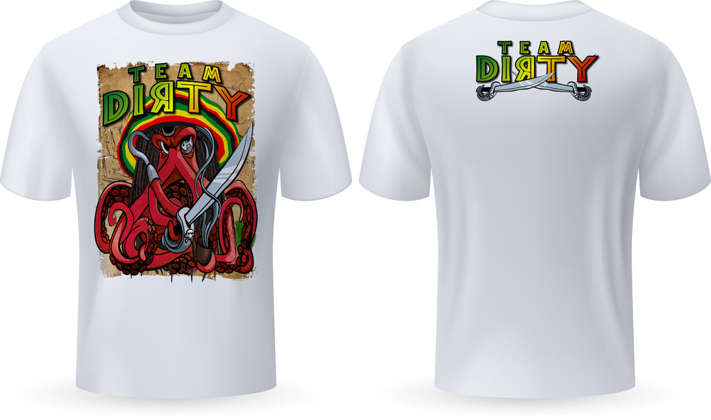 Team Dirty Pirate Rasta-Pus - PartialDye Streetwear