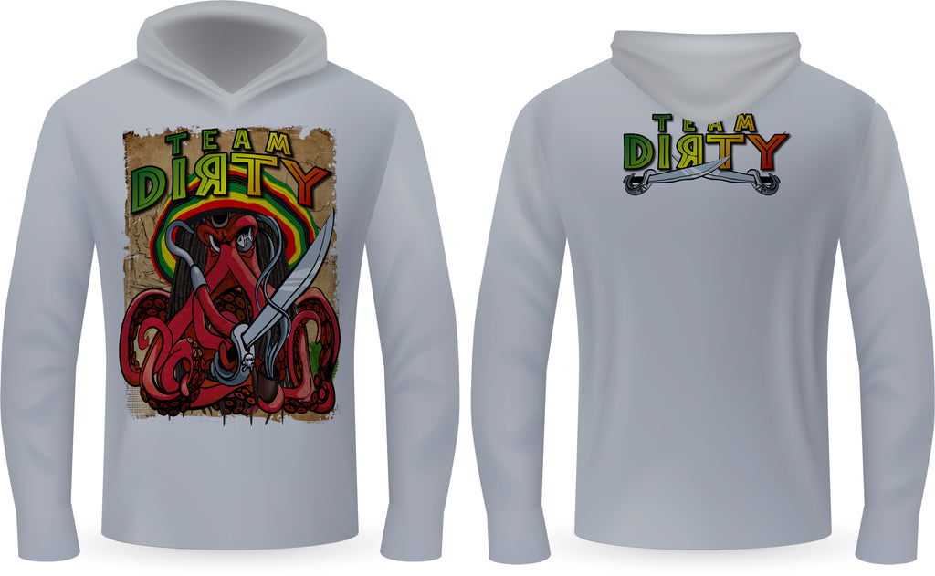 Team Dirty Pirate Rasta-Pus - PartialDye Streetwear