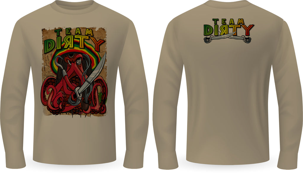 Team Dirty Pirate Rasta-Pus - PartialDye Streetwear