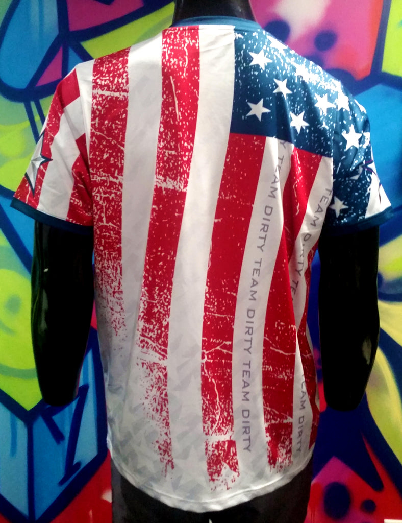 Team Dirty, Stars & Stripes - Custom Full-Dye Jersey