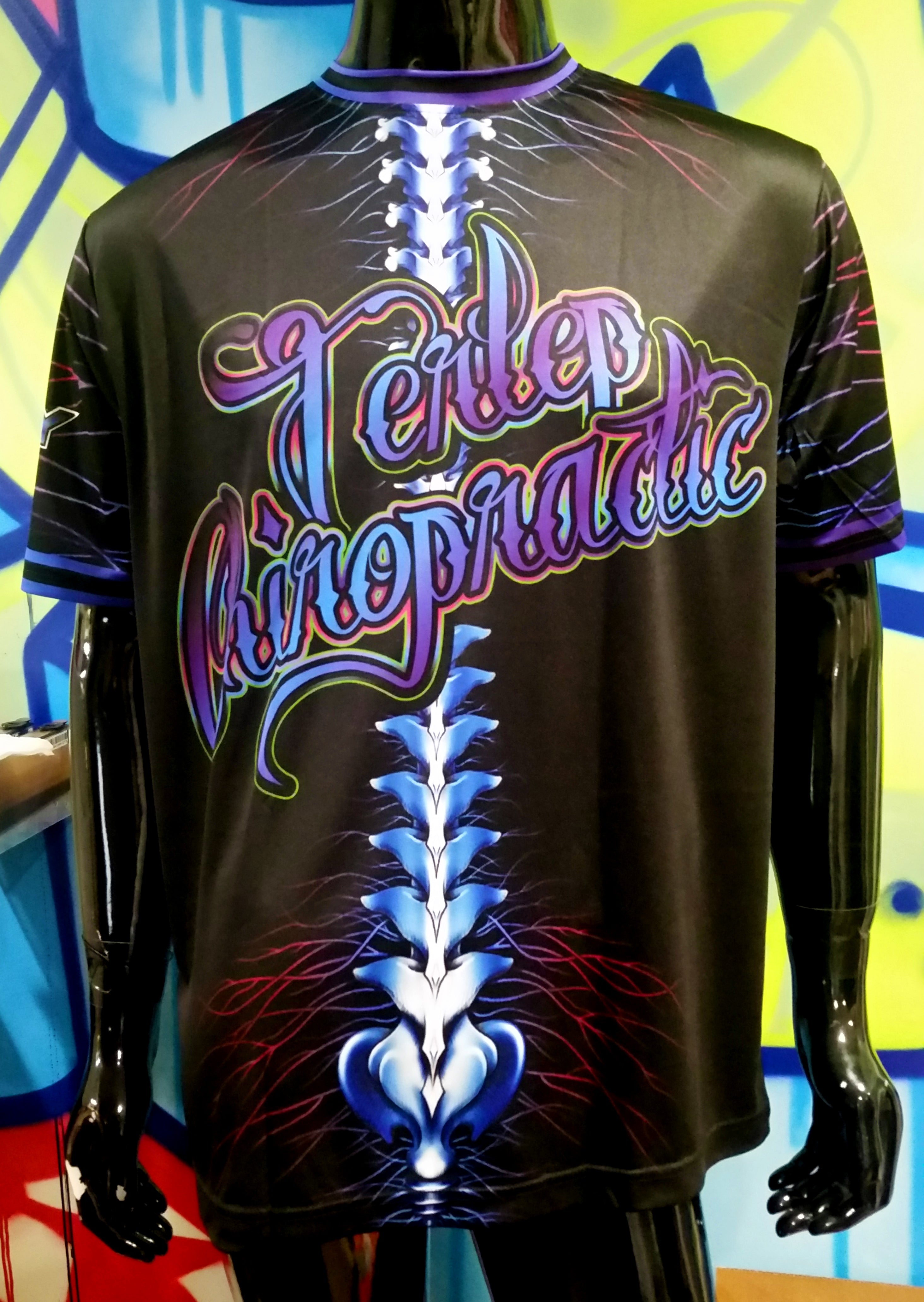 Terlep Chiropractic Custom Full Dye Jersey Dirty Sports Wear