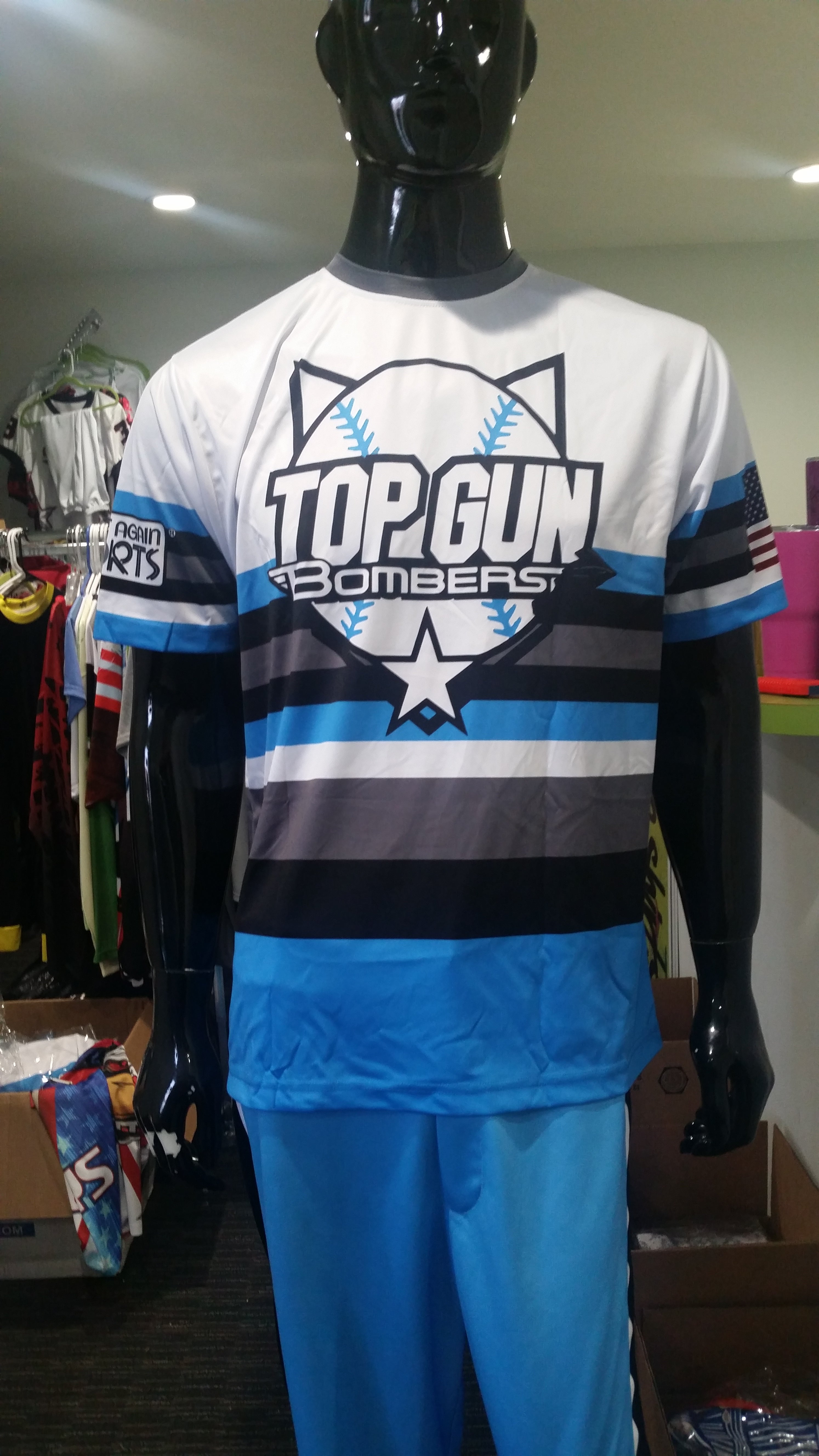 Bombers Baseball Full Dye Sublimated Shorts Blue Bombers Baseball Full Dye Sublimated Shorts Blue
