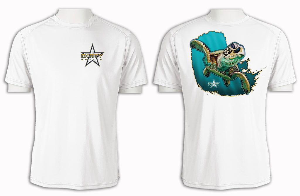 Sea Turtle - Short Sleeve Polyester Shirt