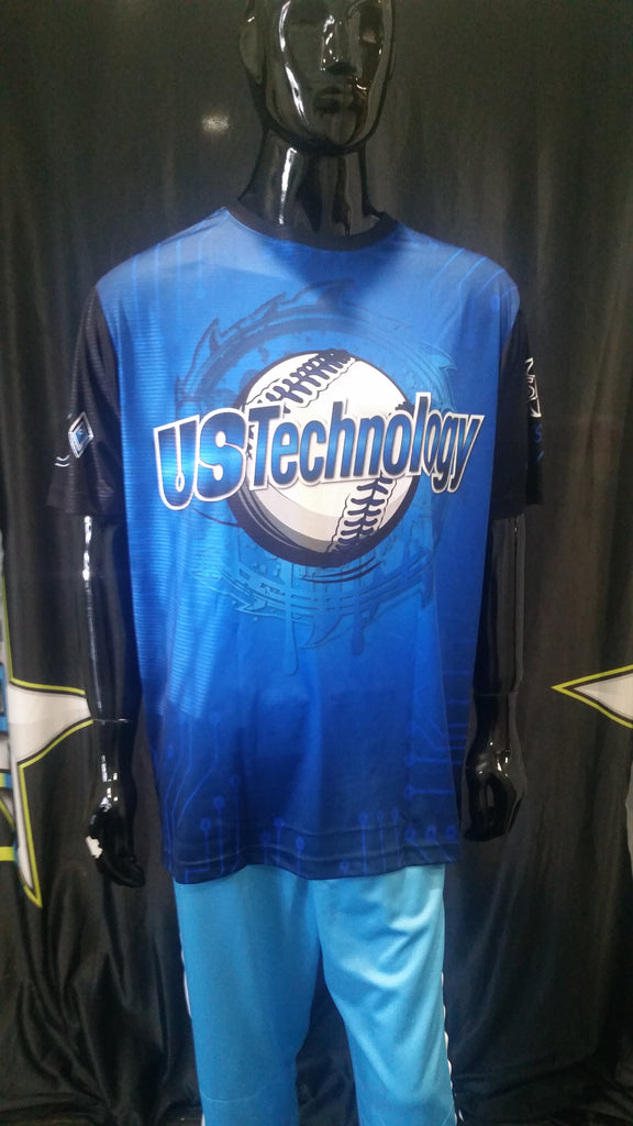 US Tecchnology, Blue - Custom Full-Dye Jersey