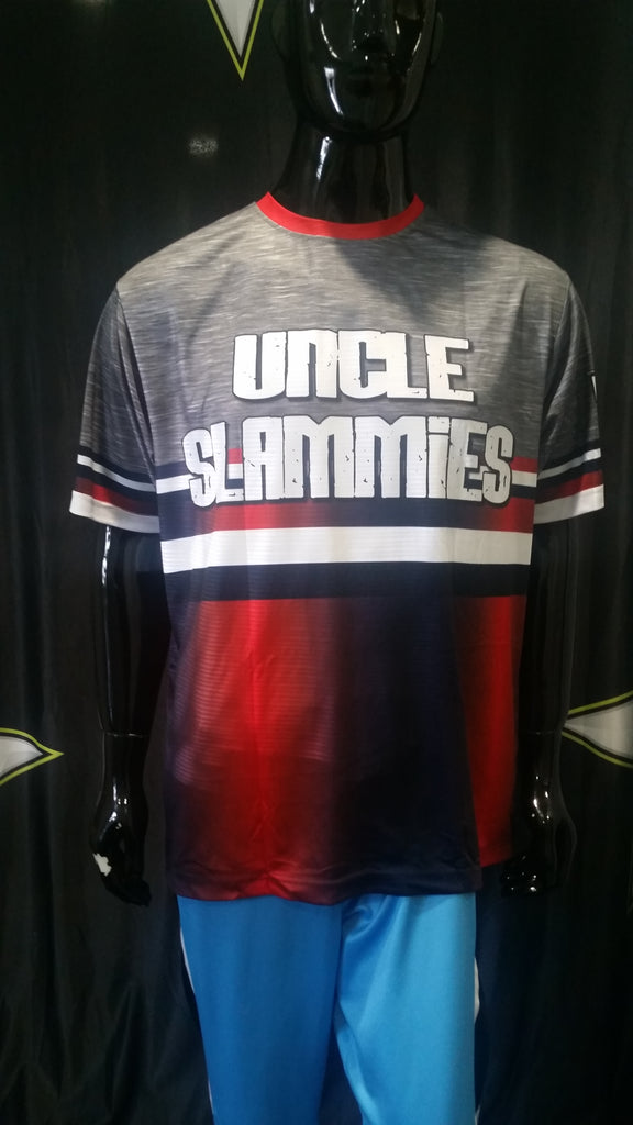Uncle Slammies, Heather Gray - Custom Full-Dye Jersey