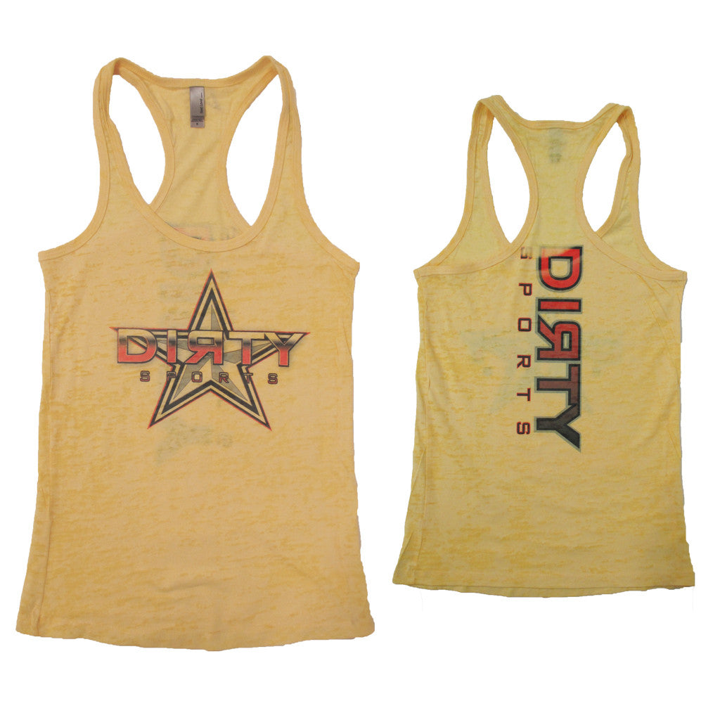 Yellow Razor Tank with Dirty Sports Star