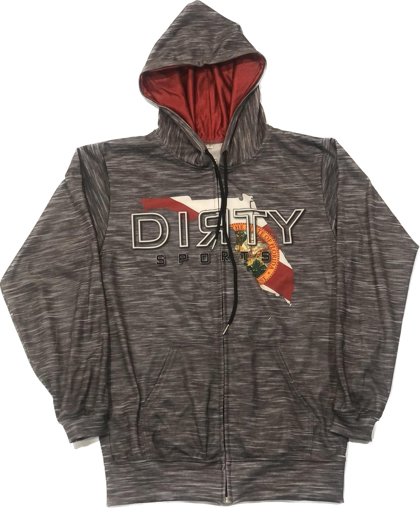 DIRTY FLORIDA STATE FLAG ZIP-UP
