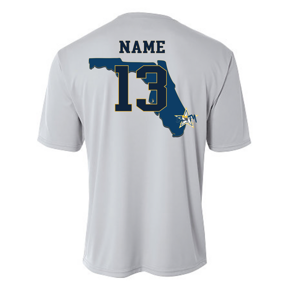 Grey Sunrise Sharks Tee