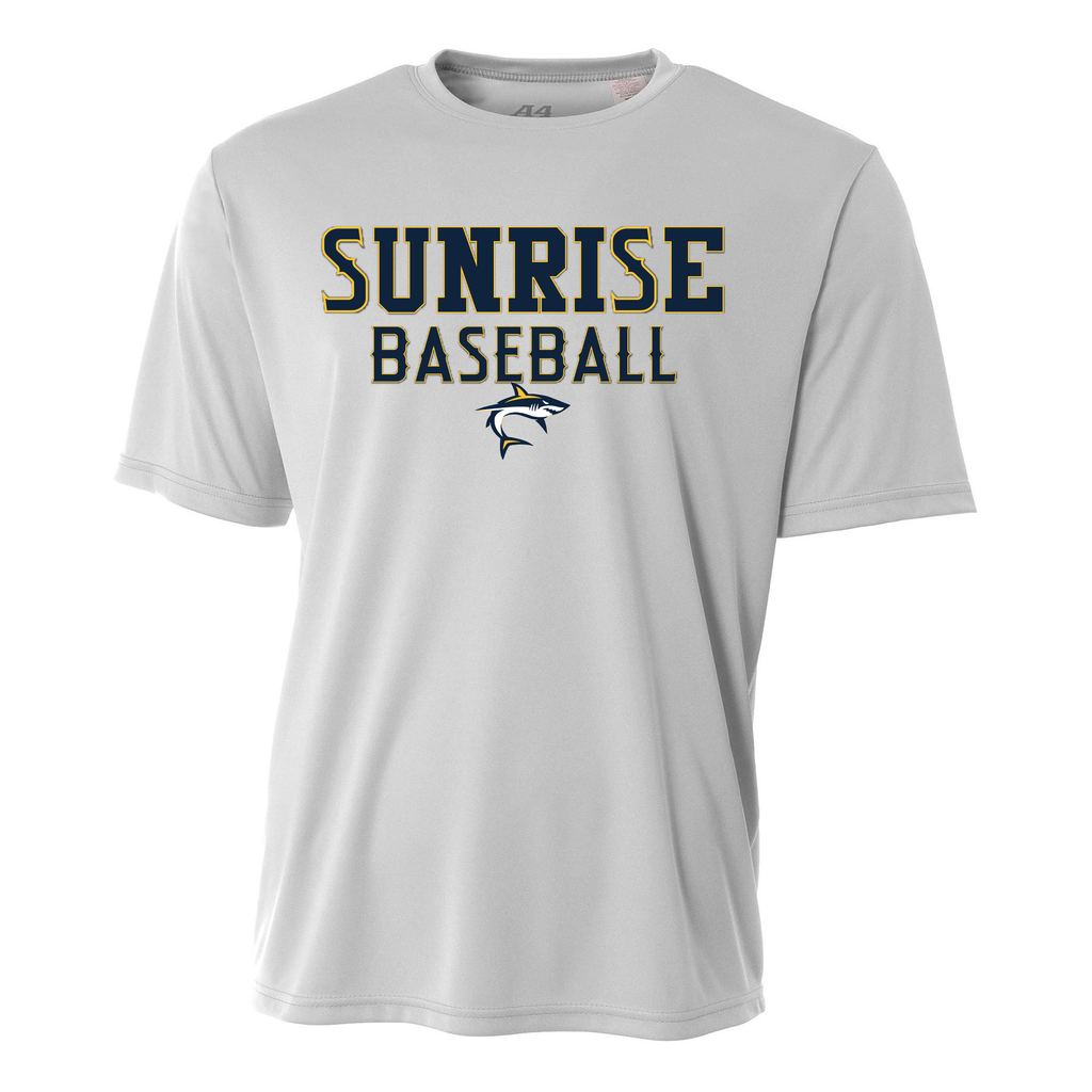 Grey Sunrise Sharks Tee